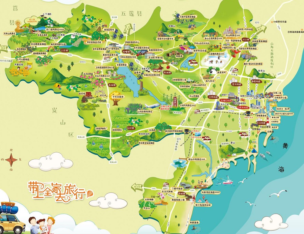 黄流镇景区使用手绘地图给景区能带来什么好处？